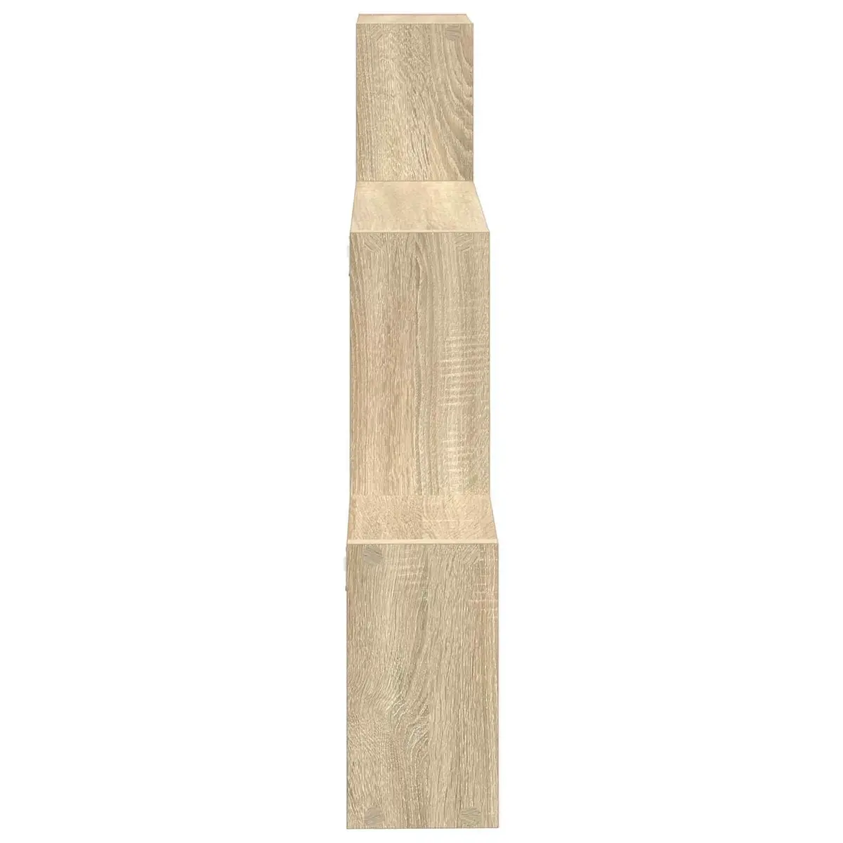 Wall Shelf Wall-Mounted Storage Sonoma Oak Brown 91.5 x 15 x 76 cm