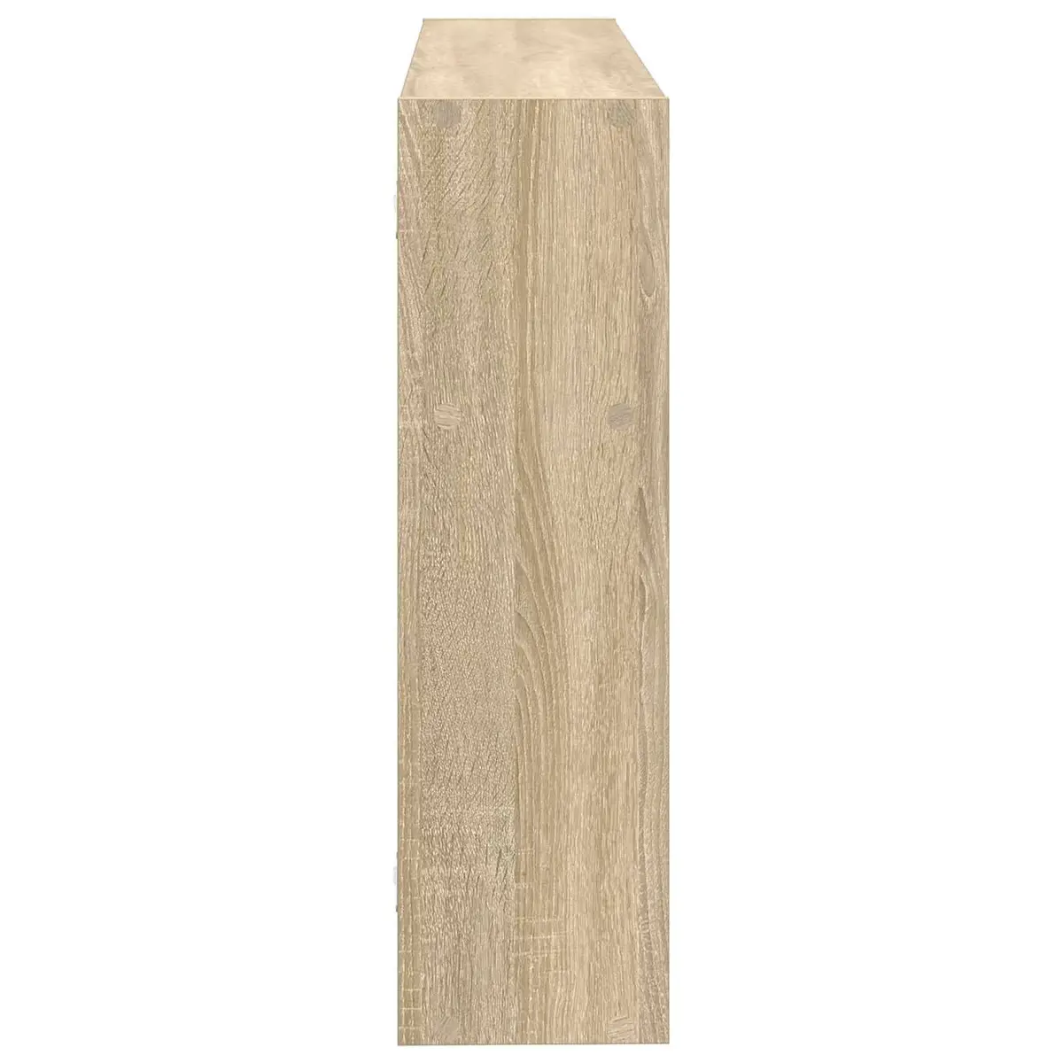 Wall Shelf Wall-Mounted Sonoma Oak Brown Modern Storage Floating Display Ledge 95 x 20 x 69.5 cm
