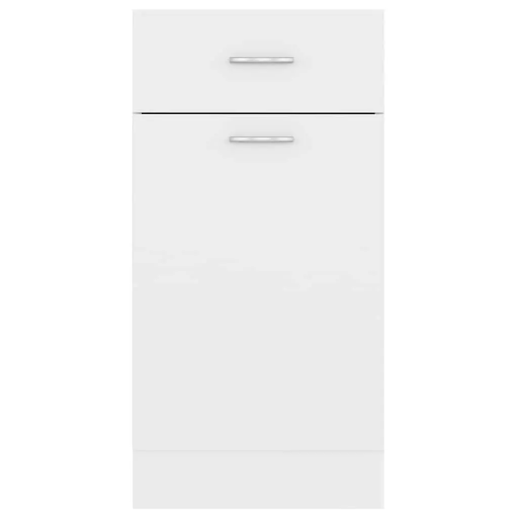 Kitchen Cabinet White Compact Storage 40x46x81.5cm