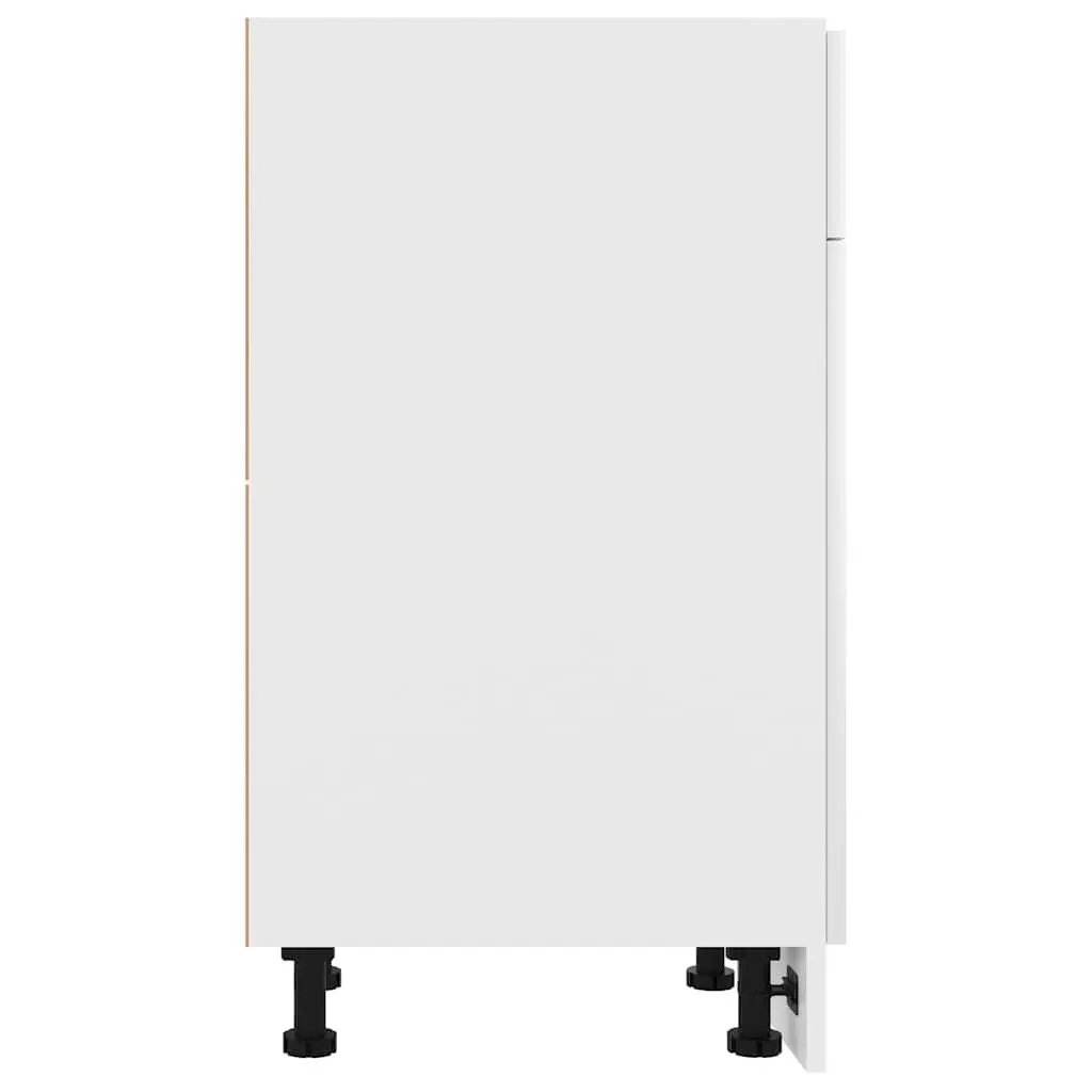 Kitchen Cabinet White Compact Storage 40x46x81.5cm