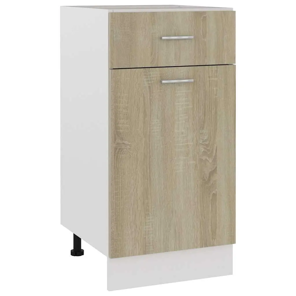 Kitchen Cabinet Brown Engineered Wood 40x46x81.5cm