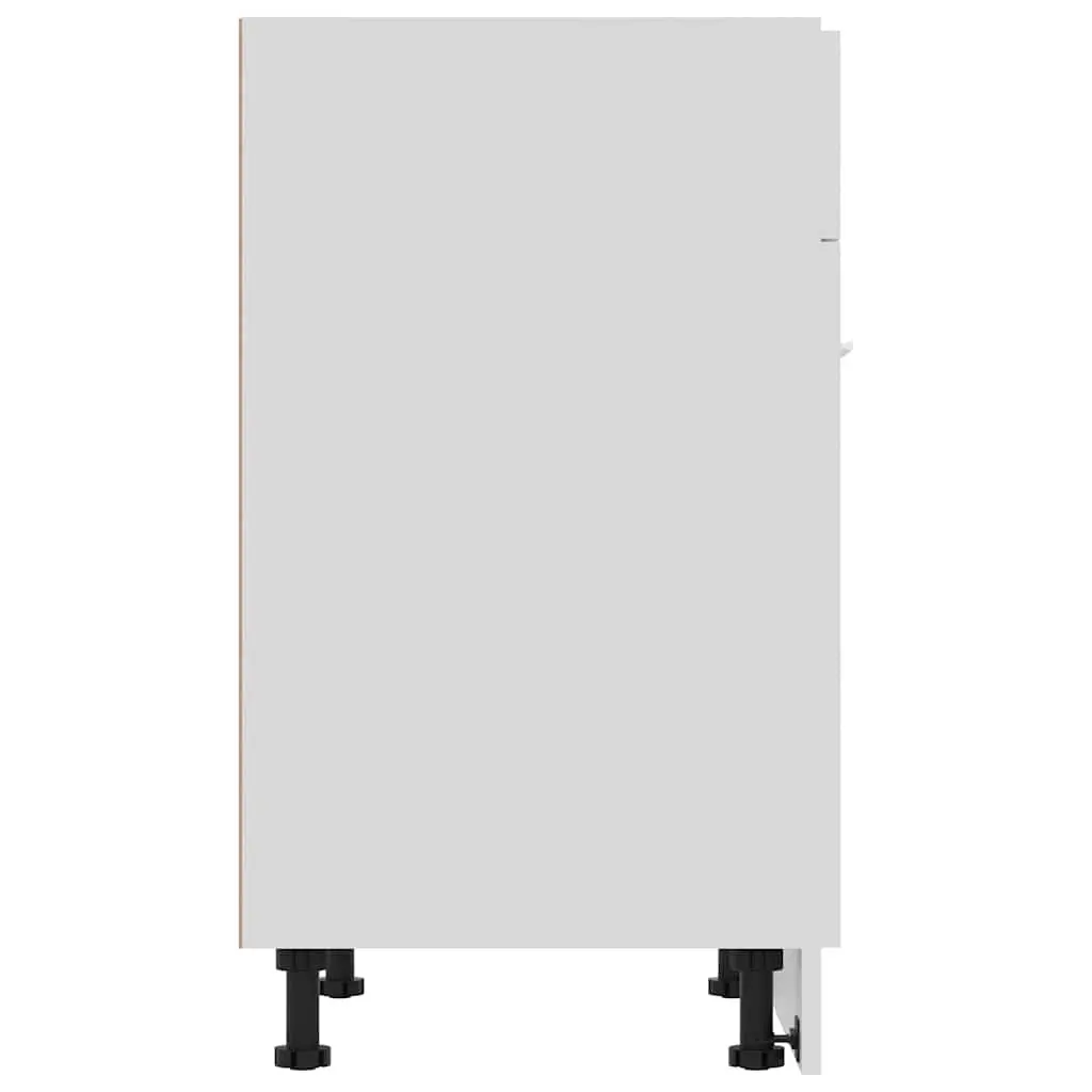 Kitchen Storage Cabinet White Scandinavian Modern 60cm