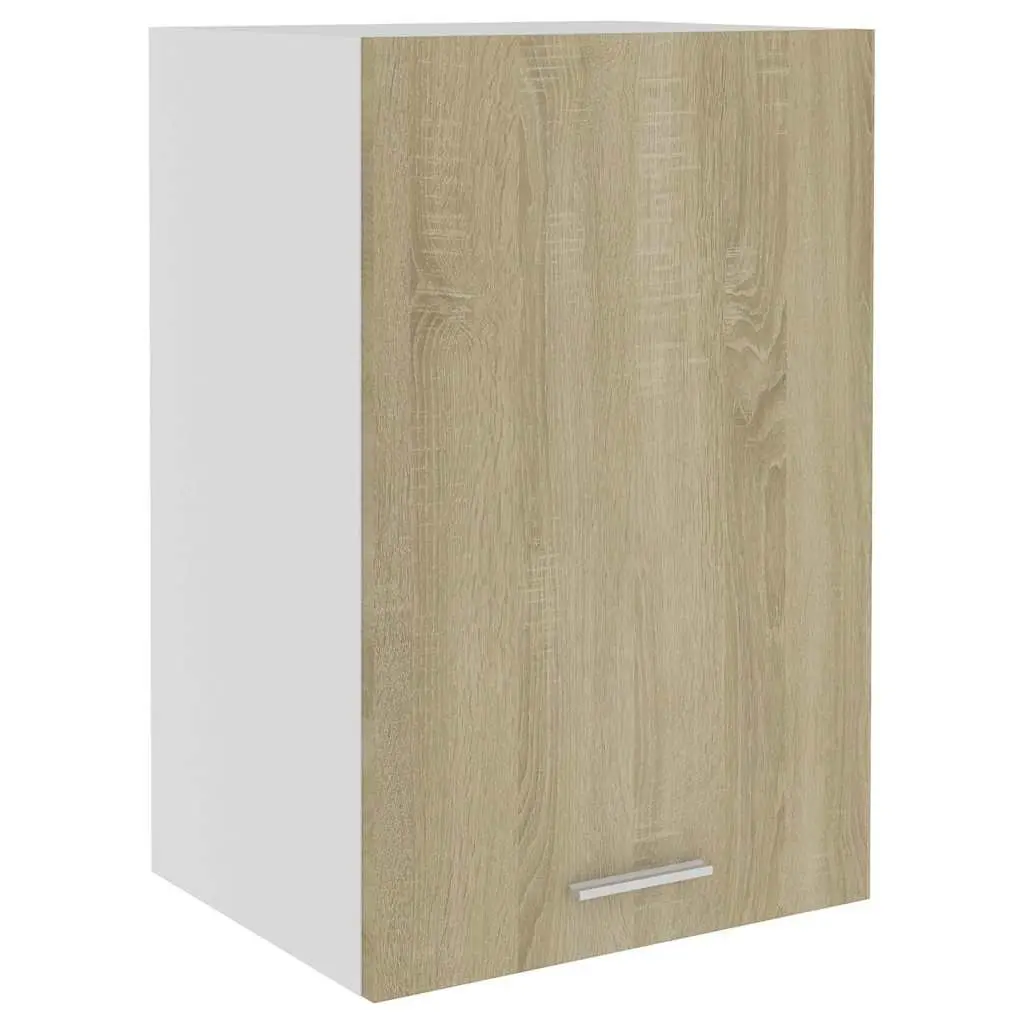Hanging Kitchen Cabinet Brown Storage Cupboard with Door 39.5 x 31 x 60 cm