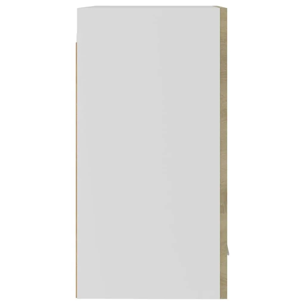 Hanging Kitchen Cabinet Brown Storage Cupboard with Door 39.5 x 31 x 60 cm