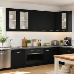 Your Friendly Black Hanging Kitchen Cabinet