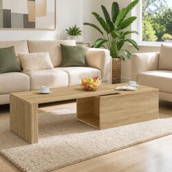 Find Comfort with This Brown Coffee Table in Your Space
