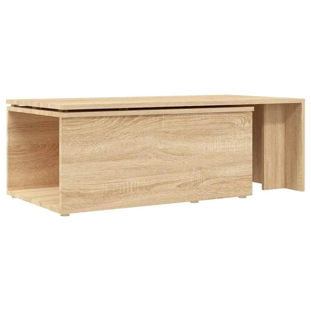 Coffee Table Brown Engineered Wood Side Table Living Room Furniture 150x50x35cm