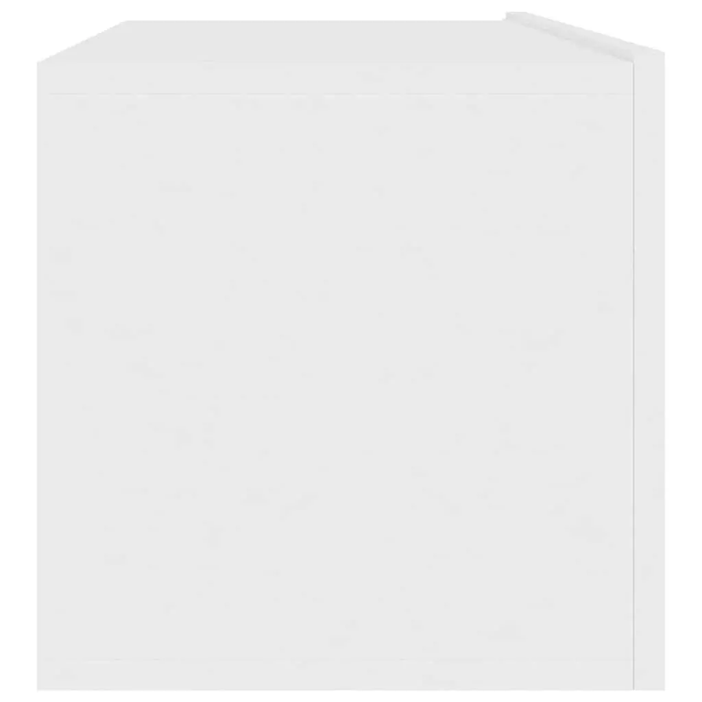 Wall-Mounted TV Cabinet in White