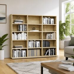 Friendly Brown CD Cabinet with 15 Compartments
