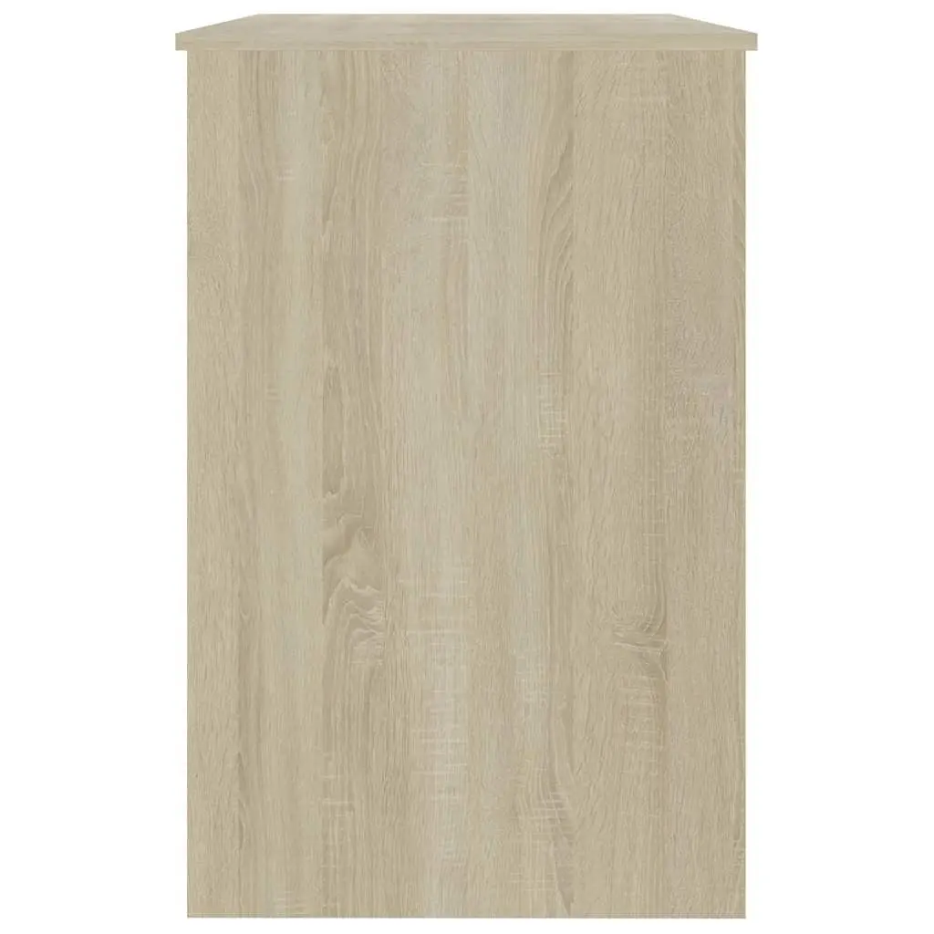 Office Desk with Storage Cabinet Brown 100 x 50 x 76 cm