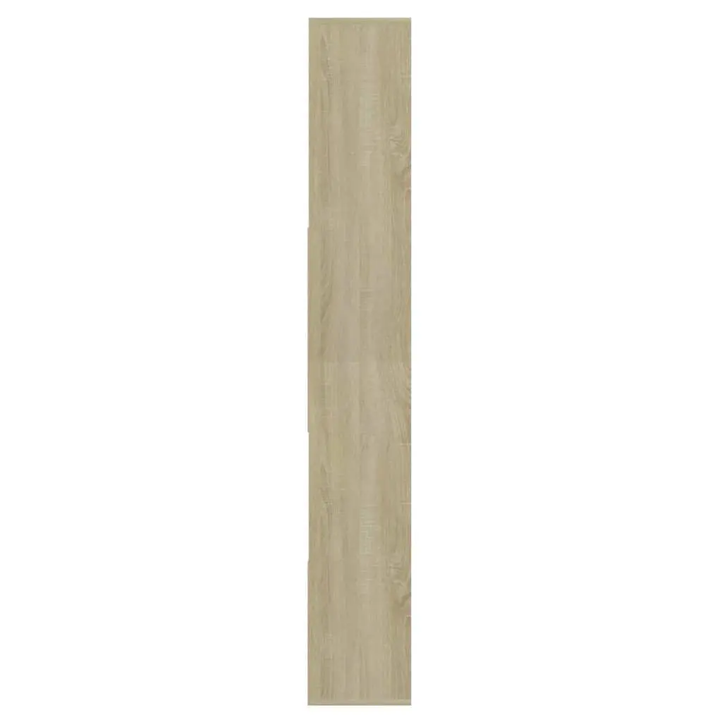 Book Cabinet Sonoma Oak Brown Engineered Wood Bookshelf Storage Unit 67L x 24W x 161H cm