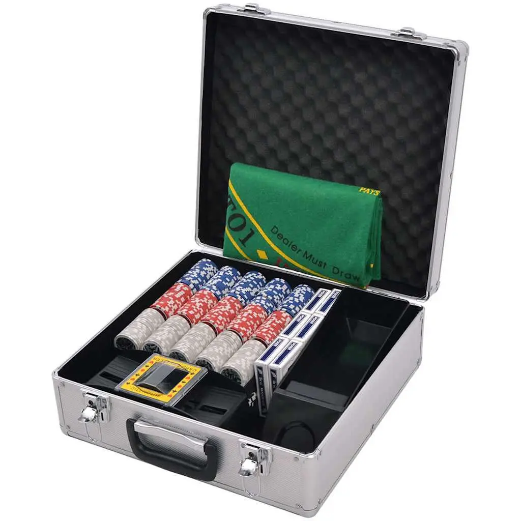 Poker Blackjack Set with 600 Chips