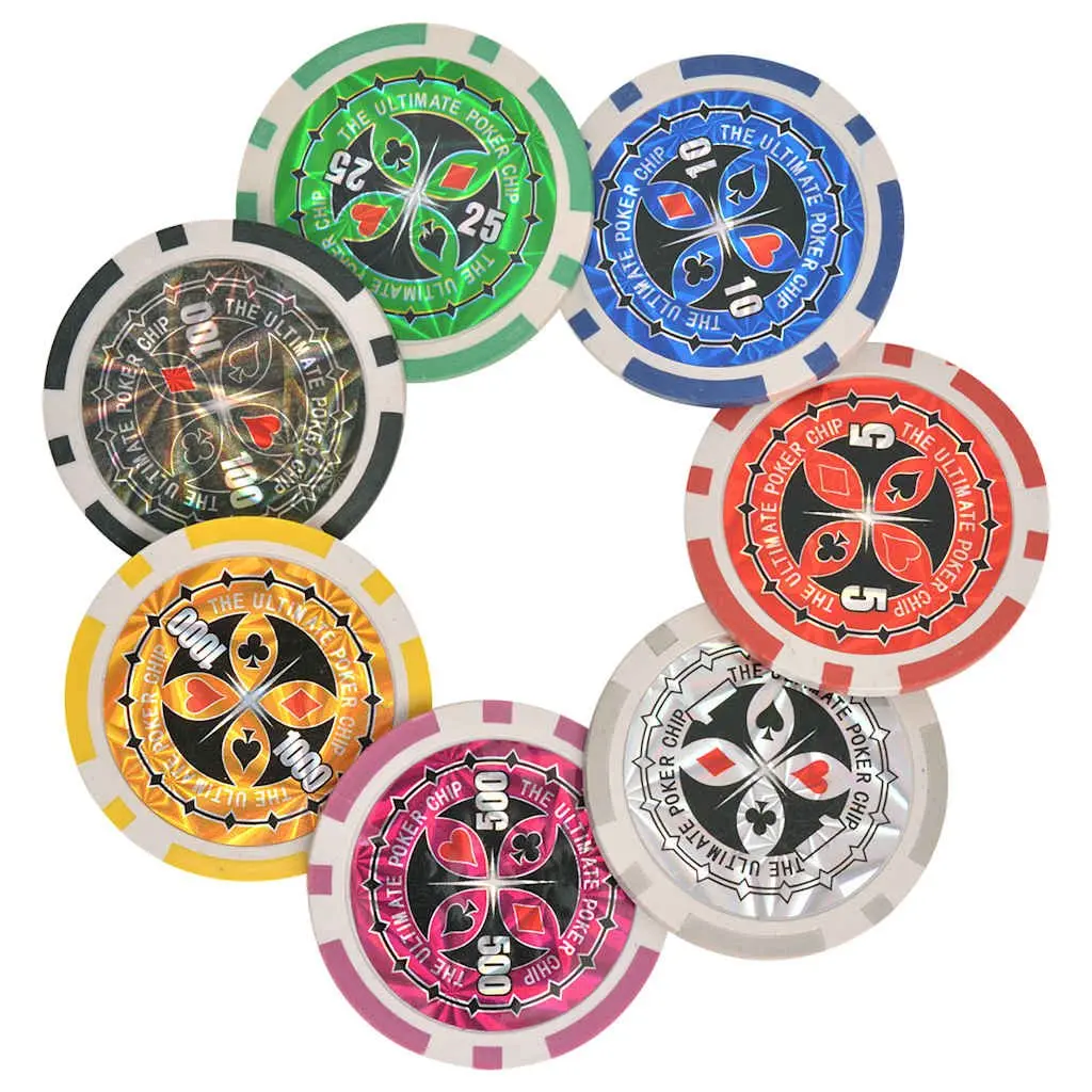 Poker Blackjack Set with 600 Chips