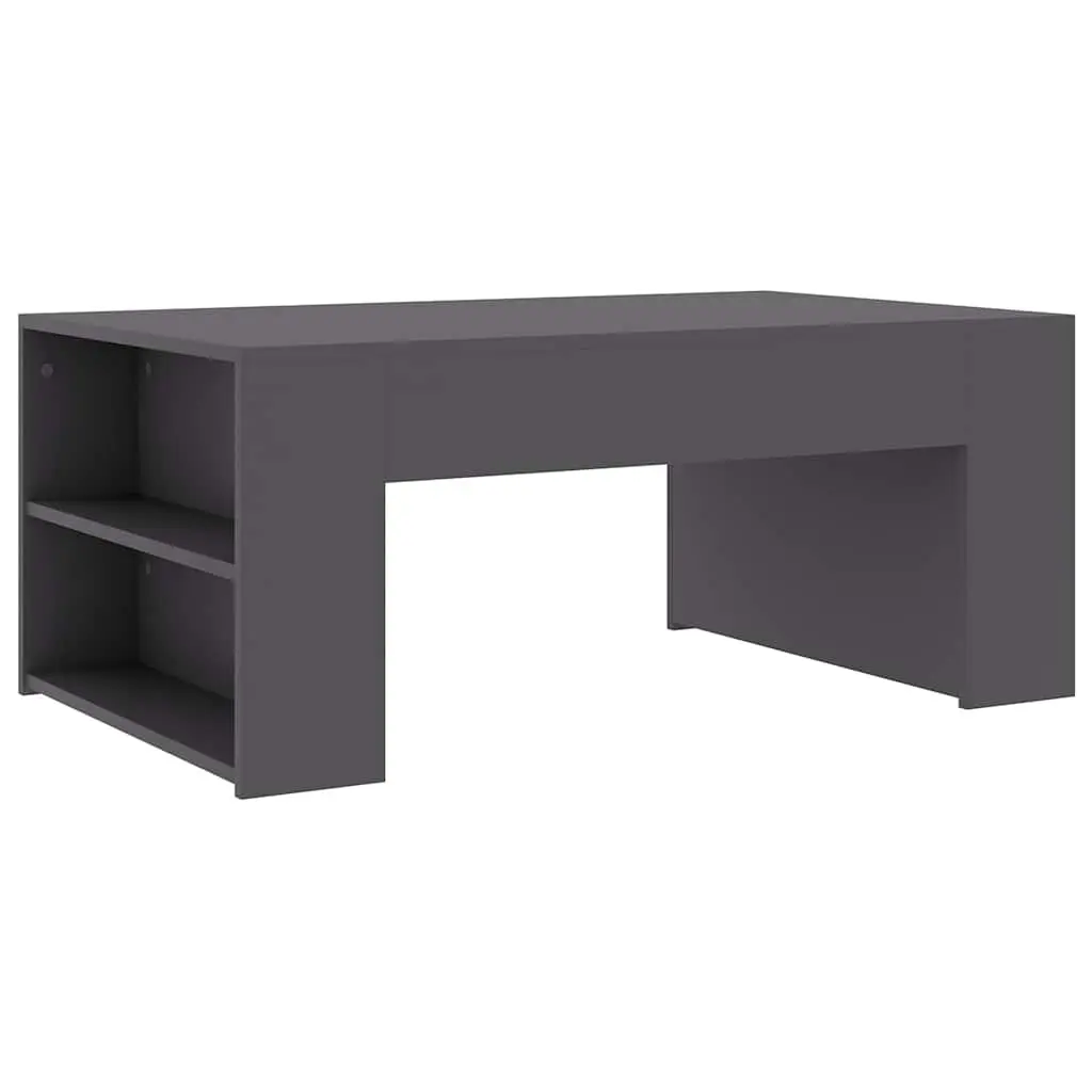 Coffee Table Grey Engineered Wood Accent Living Room Furniture 100x60x42cm