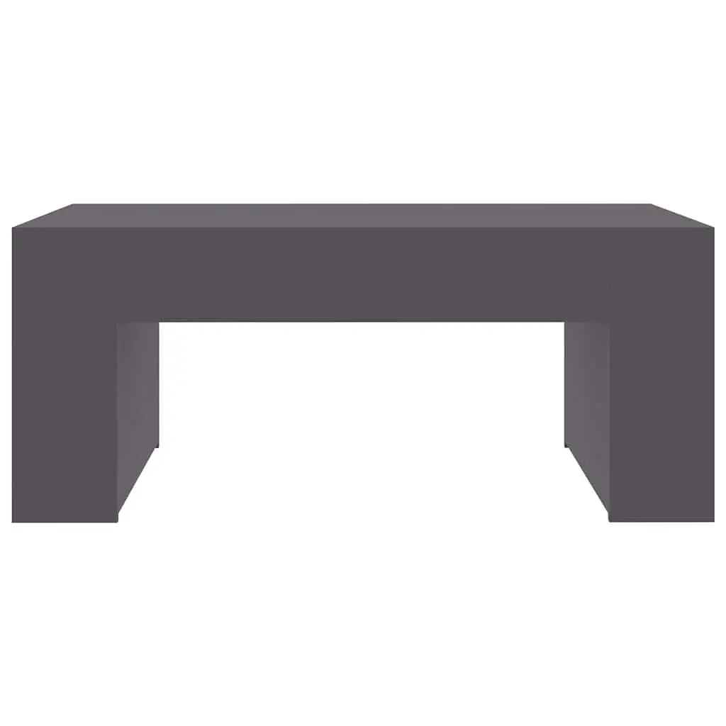 Coffee Table Grey Engineered Wood Accent Living Room Furniture 100x60x42cm