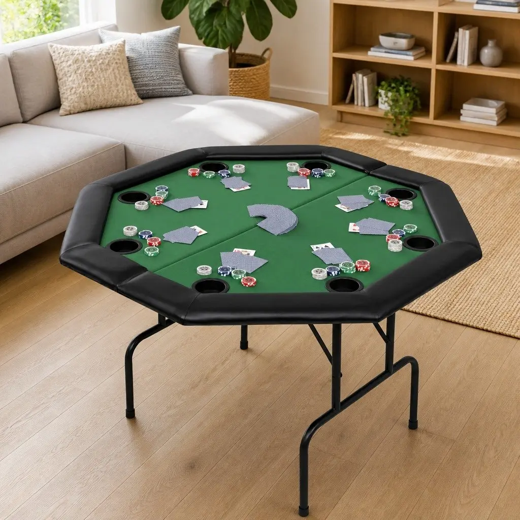 Folding Poker Table for Game Nights