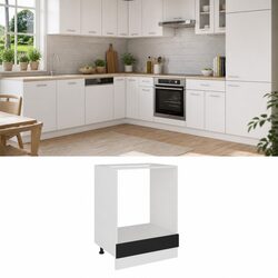 Your New Black Oven Cabinet - Kitchen Storage 60x46x81.5cm