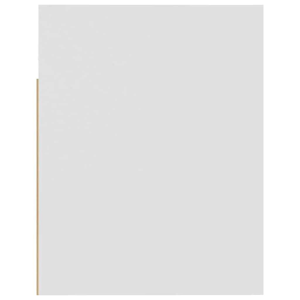 Hanging Kitchen Cabinet White Engineered Wood Shelf Flip-Up Door 60W x 31D x 40H cm