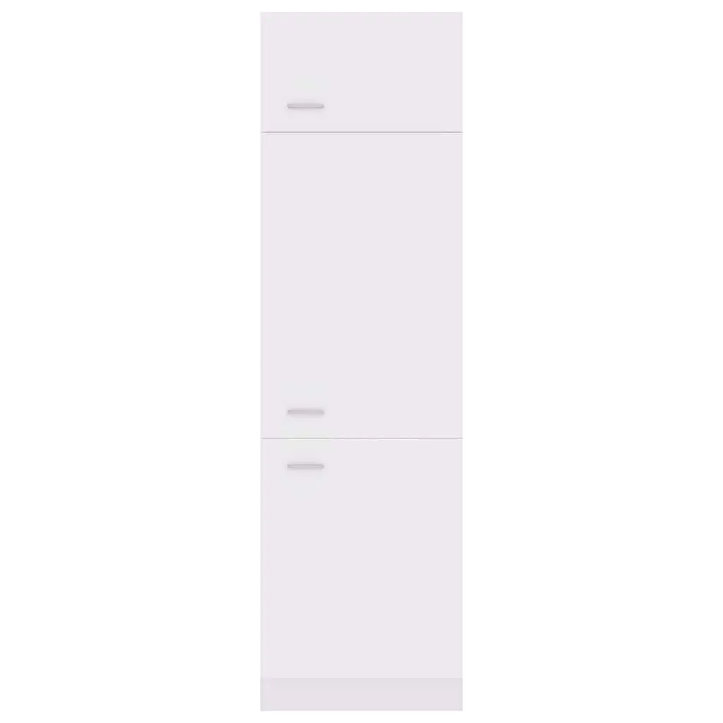 Kitchen Cabinet White Four Shelf Refrigerator Organiser 60x57x207cm