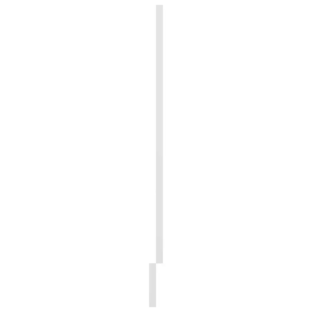 Dishwasher Panel White Kitchen Cabinet Front Cover Engineered Wood 59.5x67cm