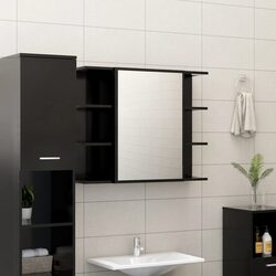 Friendly Storage: Your New Black Bathroom Mirror Cabinet