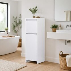 Your New White Bathroom Cabinet with Ample Storage