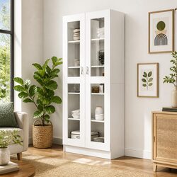 Beautiful White Vitrine Cabinet: A Smart Storage Solution