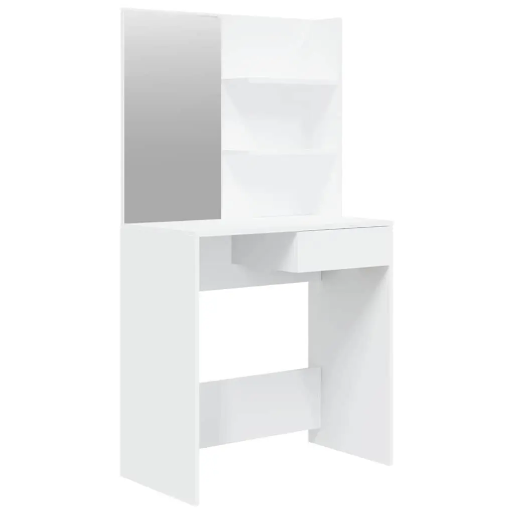 Dressing Table with Mirror and Ample Storage