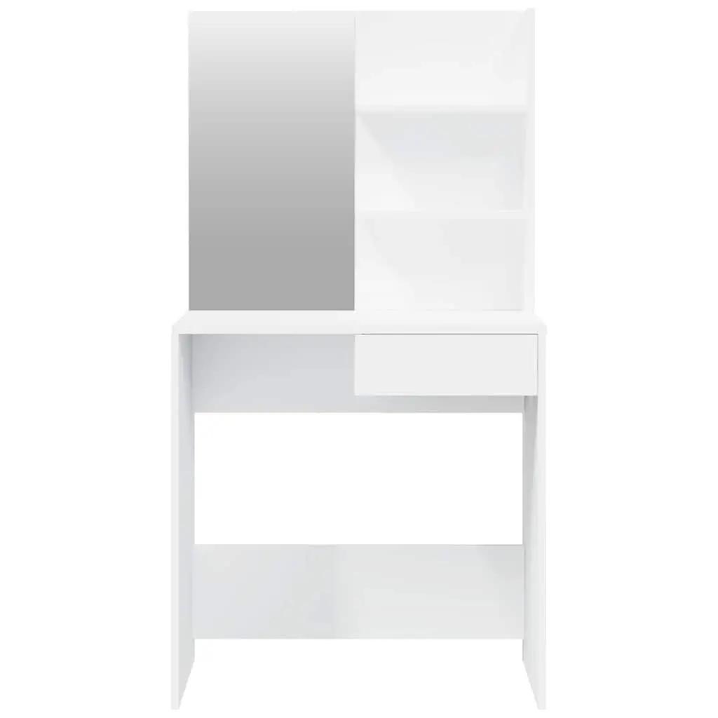 Dressing Table with Mirror and Ample Storage