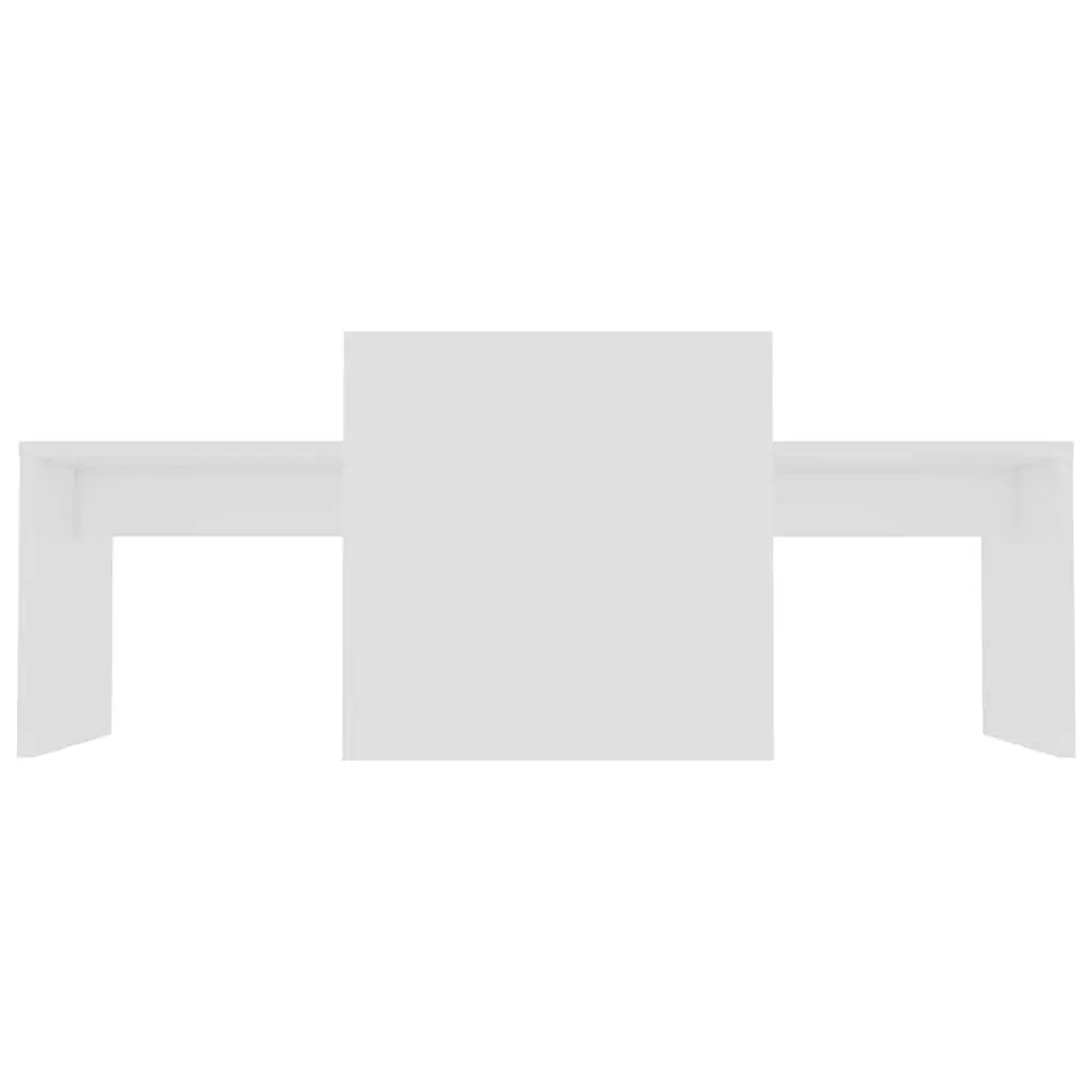 White Nesting Coffee Table Set
