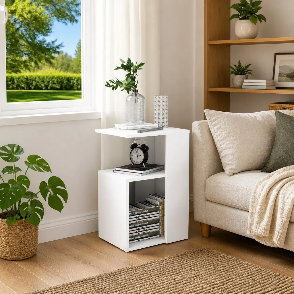 White Accent Table for Living Areas