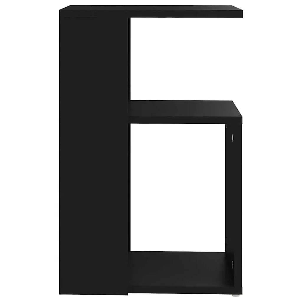 Black Accent Table with Storage