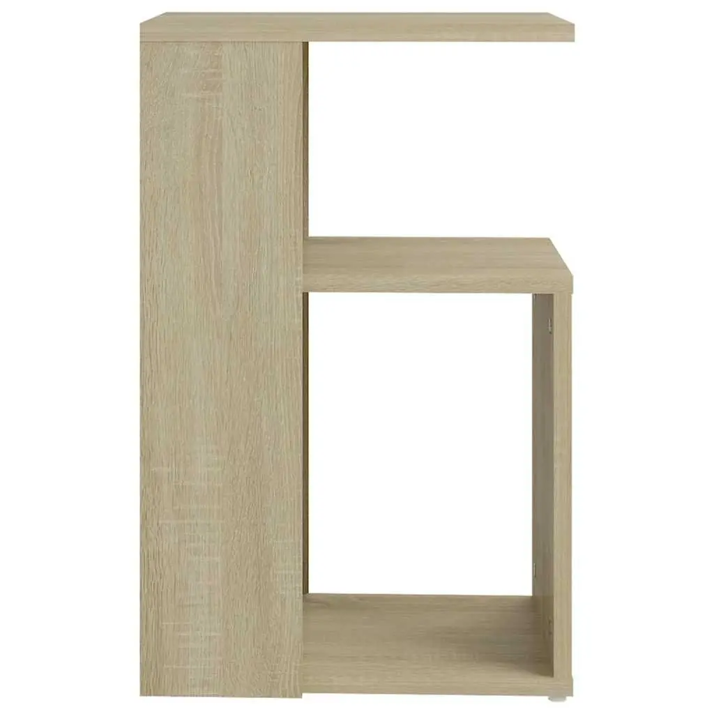 Side Table with Storage Brown 36x30x56cm