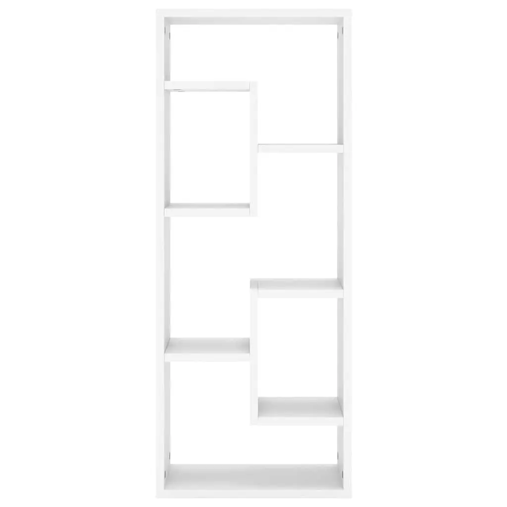 Wall Shelf Open Compartment White 36 x 16 x 90 cm