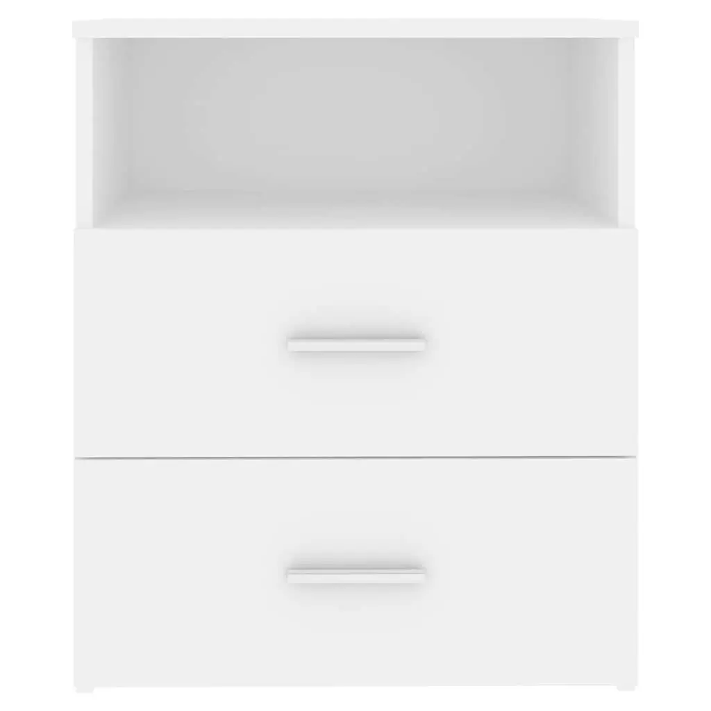 Bedside Tables Modern Style White 50 x 32 x 60 cm 2 pcs