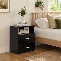 Your New Favorite Black Bedside Table Awaits