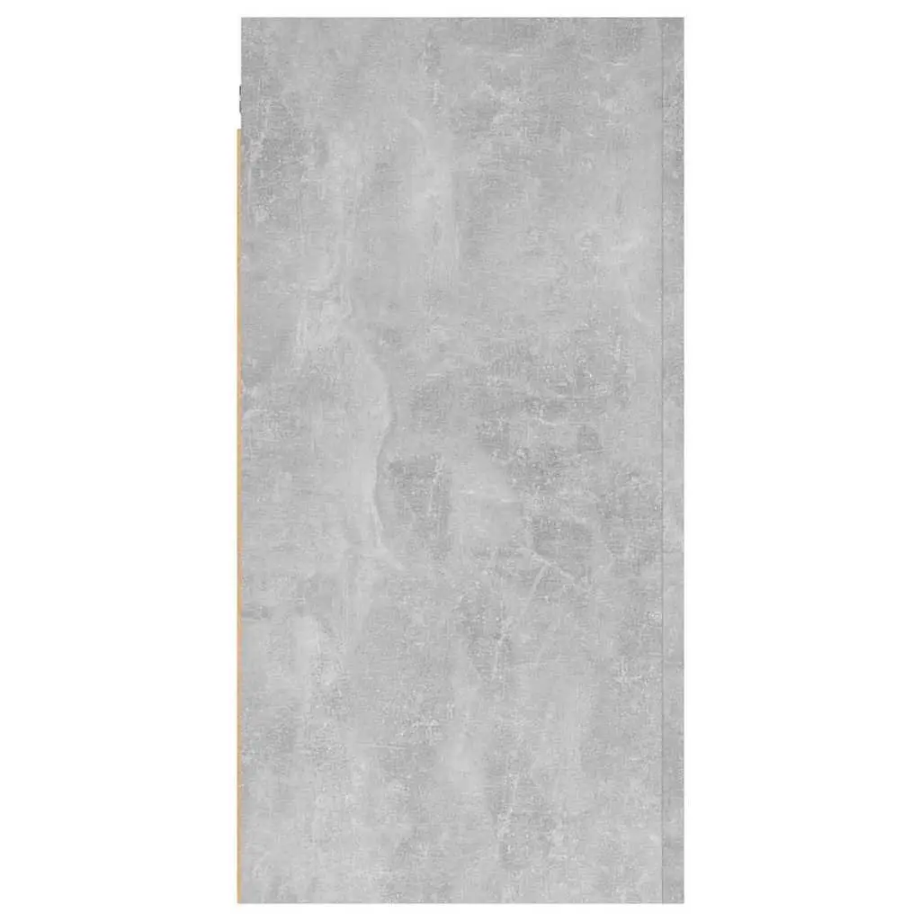 Wall-Mounted TV Cabinet Grey Engineered Wood 2 Shelves