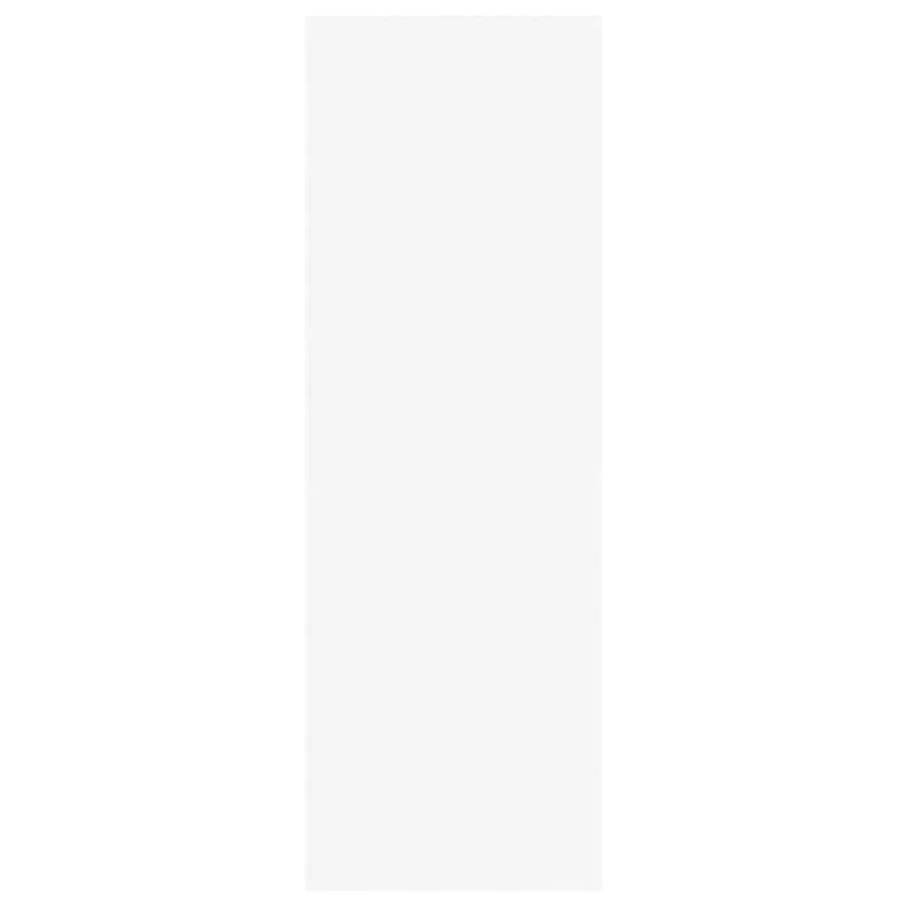 TV Cabinet Wall-Mounted White Storage Unit with 2 Shelves 30.5 x 30 x 90 cm