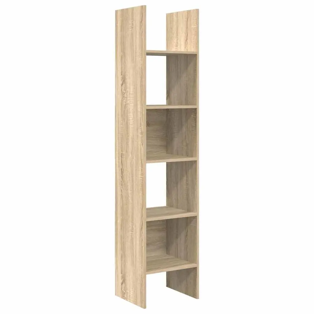 Book Cabinet in Sonoma Oak with 5 Compartments