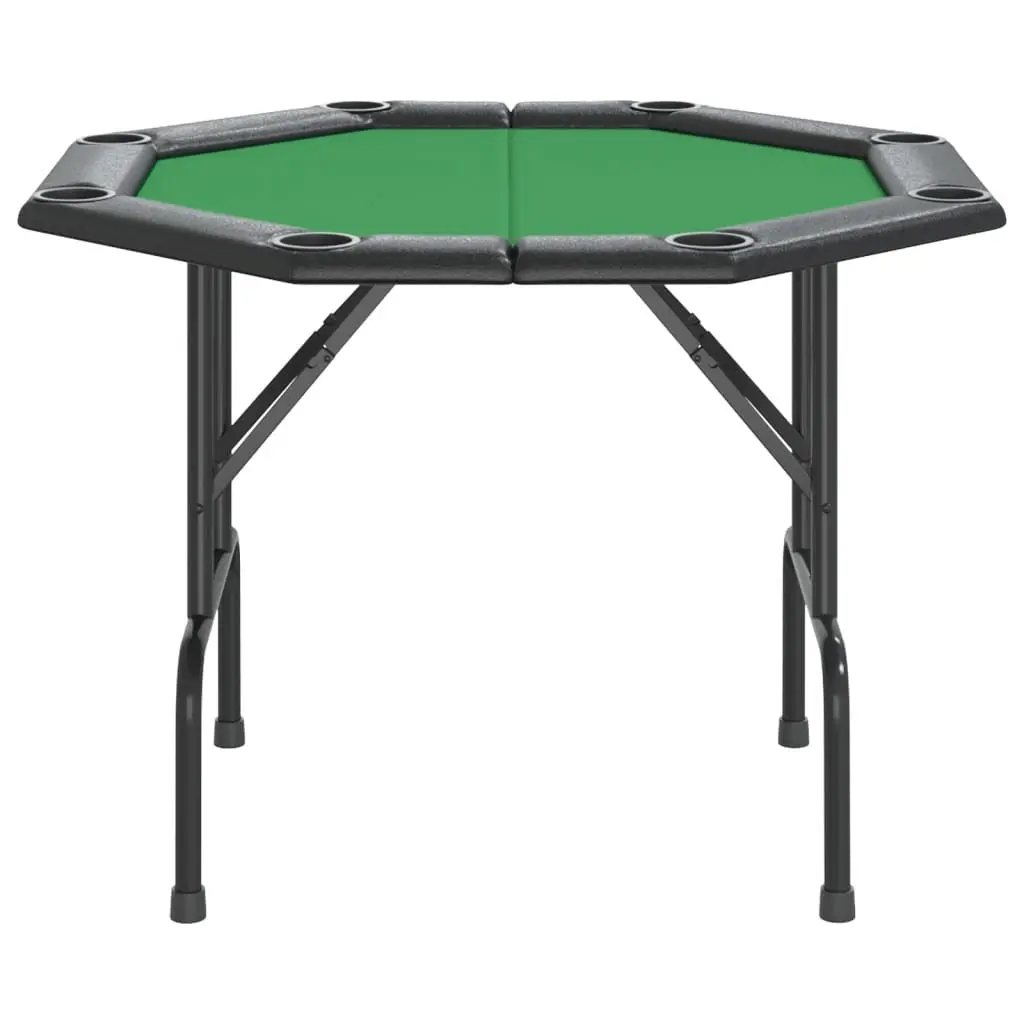 Folding Poker Table Green Casino Grade Felt 8 Player Size