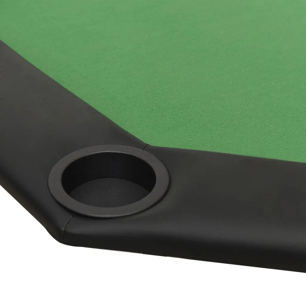Folding Poker Table Green Casino Grade Felt 8 Player Size