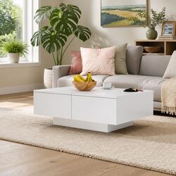 Your Friendly White Coffee Table for Everyday Use