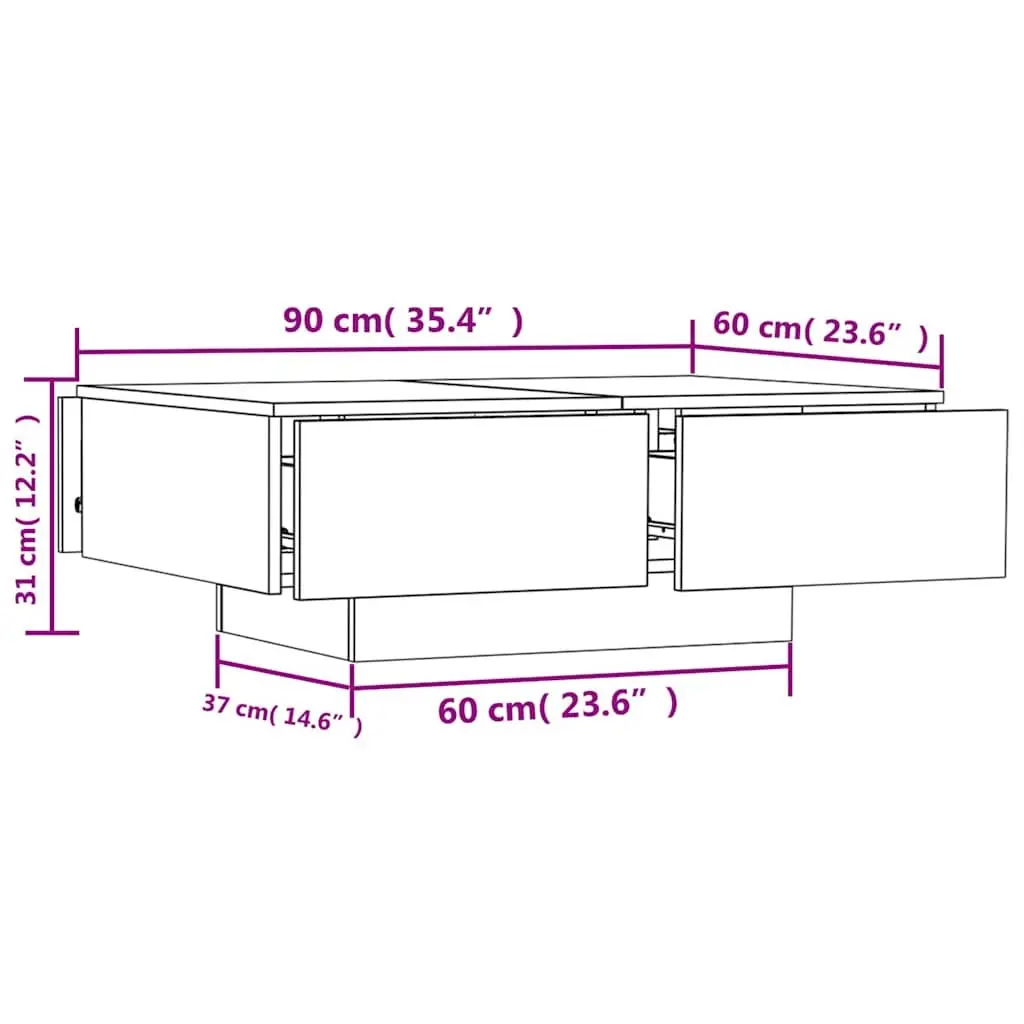 Grey Coffee Table