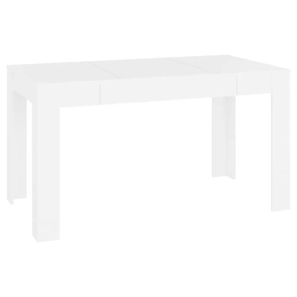 Dining Table White Kitchen Dining Room Furniture Modern Design Sturdy Stable