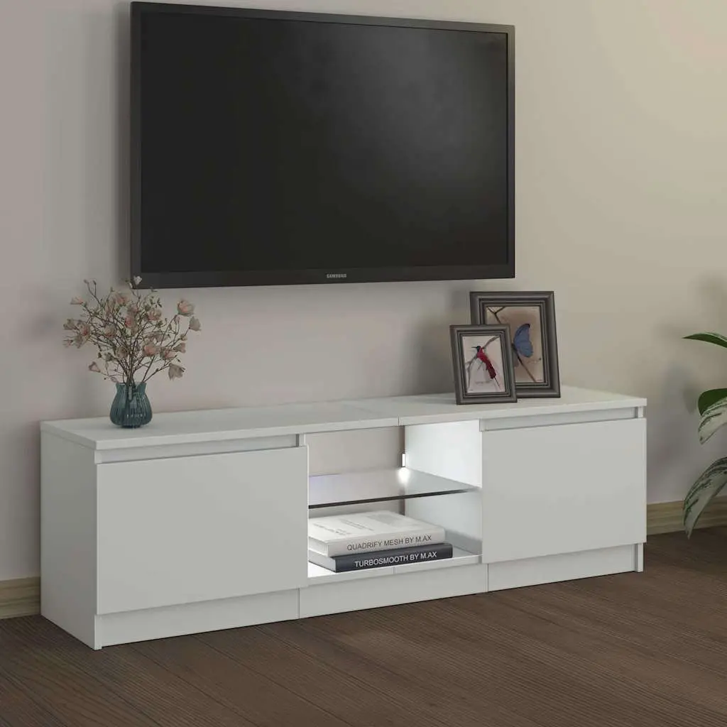 White TV Cabinet for Media Needs