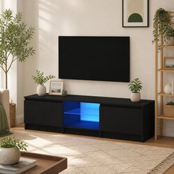 Your Ideal TV Cabinet with RGB Lights for Media Needs