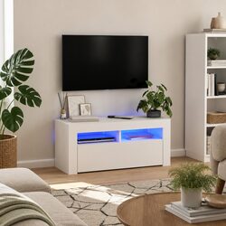Your Friendly White LED TV Cabinet Awaits