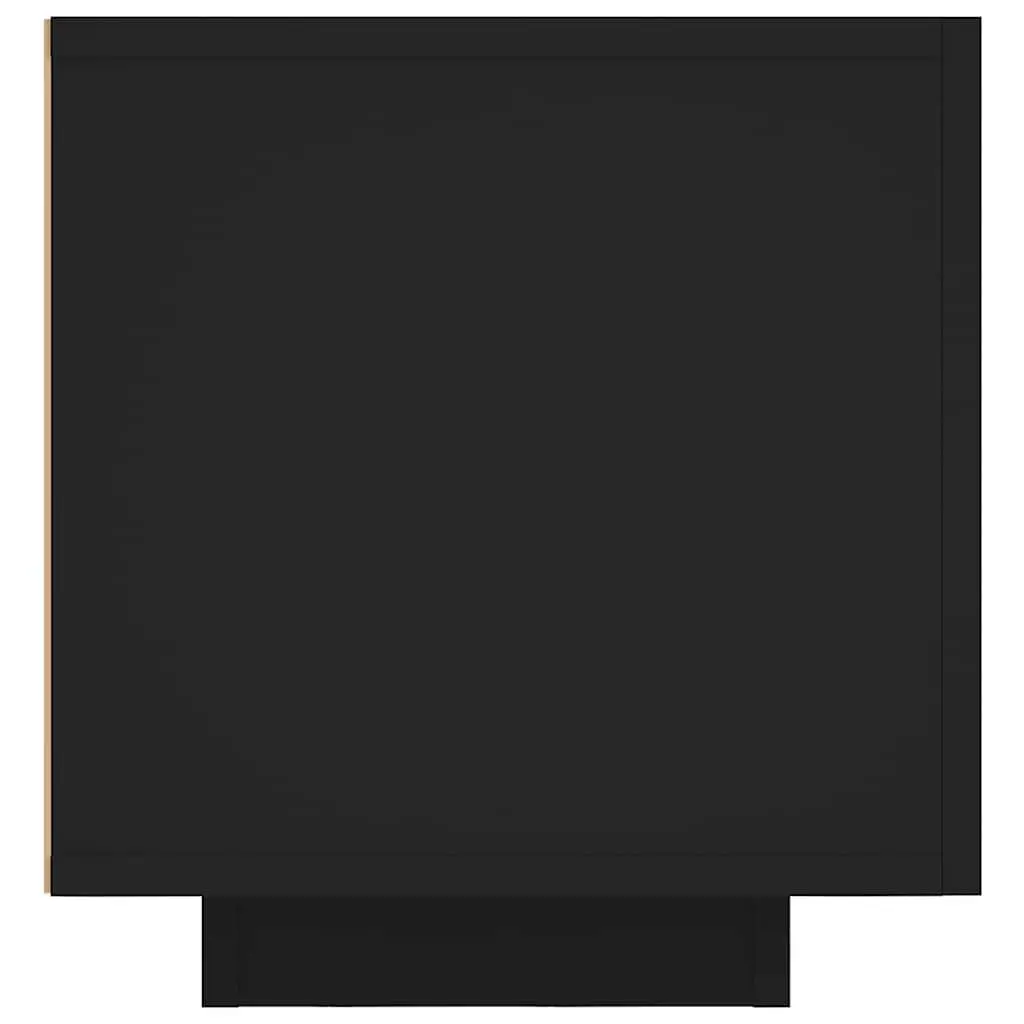 Black Media Stand Storage Unit with RGB LED Lights 160x35x40cm