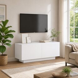 Your New White TV Cabinet - 100x35x40 cm