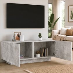 Friendly Concrete Grey TV Cabinet for Your Space